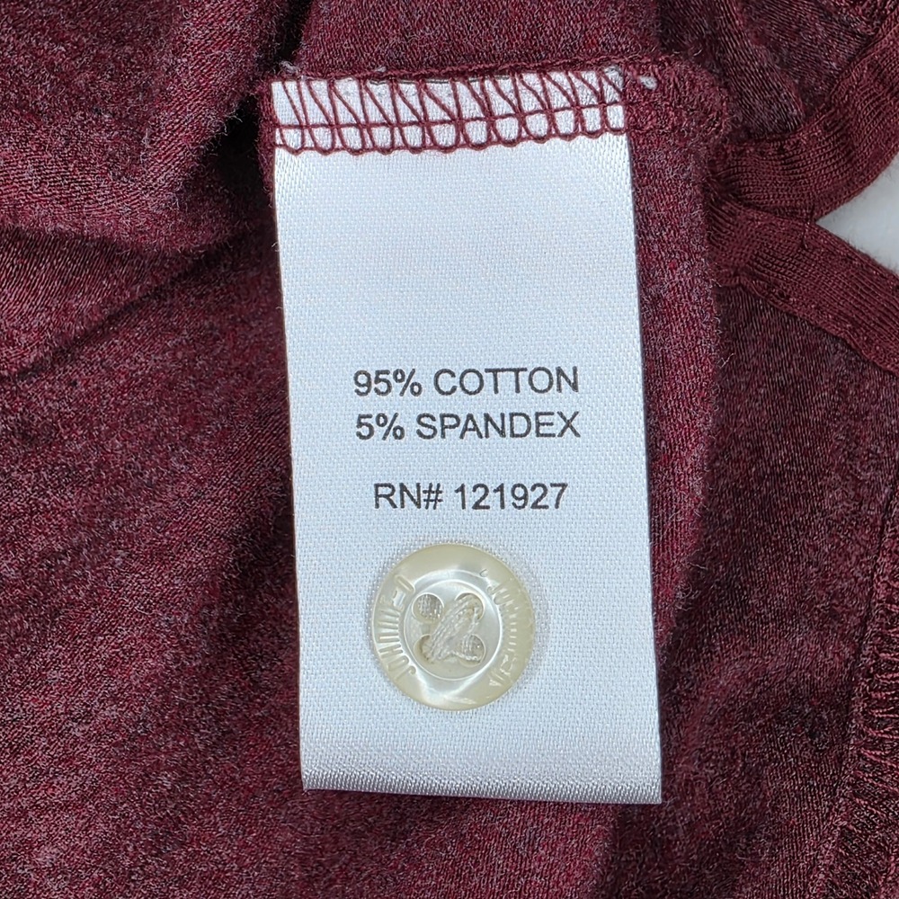 Johnnie-O Game Day Original Polo Shirt Mens XL Maroon Heather CMPO2150 - Picture 6 of 8